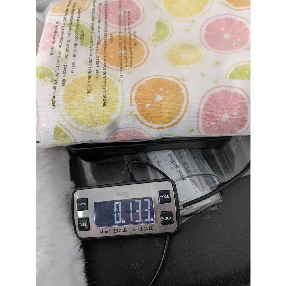 Gymboree Slice of Summer 2002 Blanket Citrusy Oranges Lemons Limes Ruffle Pink R
